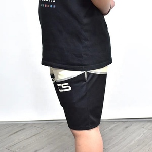 Nueva moda verano playa Casual hombres logotipo personalizado Hawaii pantalones cortos de baño mezcla de poliéster/algodón transpirable ecológico secado rápido - Product Image 5