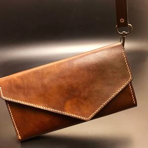 Pince à billets femmes portefeuille Logo personnalisé porte-cartes étanche en cuir véritable minimaliste LSW-0067 - Product Image 5