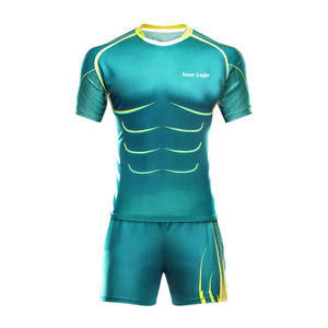 Uniforme de Rugby Personalizado de Alta Calidad, Deportivo Profesional, de Secado Rápido, Transpirable, Manga Corta, Precio de Fábrica, Unisex - Product Image 1