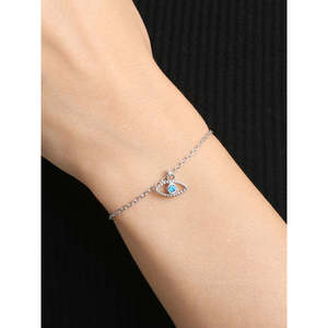 สร้อยข้อมือเงินแท้ 925 ลายตาปีศาจเบลล่า - Product Image 4