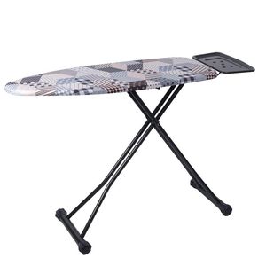 Asse da Stiro Pieghevole Salvaspazio Sordine con Supporto Verticale per Armadio, in Rete di Acciaio e Plastica per Vestiti - Product Image 1