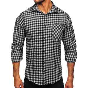 Camisa de franela para hombre Frontier, diseñada con fibras cálidas y cepilladas, transpirable, cómoda, duradera y con estilo para exteriores. - Product Image 3