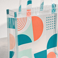 Sacs fourre-tout en PVC transparent personnalisés pour les événements, la vente au détail et les cadeaux de marque