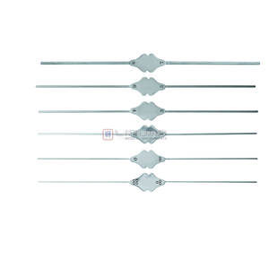โบวแมนที่ตรวจสอบด้วยน้ำตาเงินนิกเกิลทรงกระบอกมี00/0ผีเสื้อเข็มตรวจสอบ probes เงินสเตอริ่งเครื่องมือทางการแพทย์โรคตา - Product Image 1