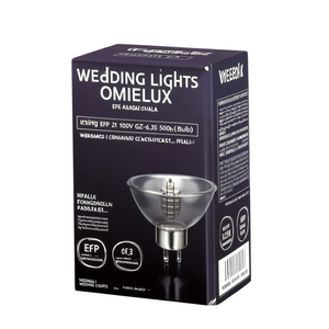 Wedding Lights OMNILUX EFP <b>12V</b> 100W GZ-6.35 500h Bulb - Product Image 3