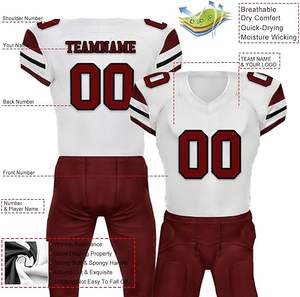 Uniforme de Fútbol Americano Personalizado Premium, Camiseta y Pantalones de Fútbol Americano para un Rendimiento Óptimo - Product Image 5