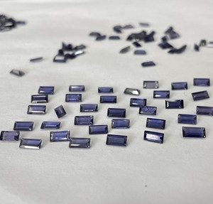 หินอิโอไลต์ธรรมชาติทรงเหลี่ยมตัดขนาด2.5x5มม. ตัดเหลี่ยมเพชรพลอย iolite หลวม - Product Image 6