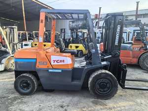 Chariot élévateur TCM d'occasion de 5 tonnes en bon état, composants principaux : boîte de vitesses, pompe, moteur, roulement, applications mines et ports - Product Image 5