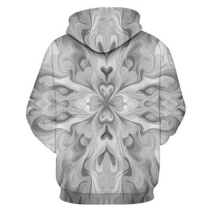 Custom Printing Sublimation High Quality Wholesale Men And Women Polyester Plus Size Blank Hoodies - Product Image 3