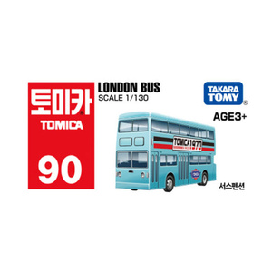 Tomica <b>London</b> Bus Scale 1/130 Friction Powered <b>Toy</b> Vehicle For Kids Age 3 Plus - Product Image 1
