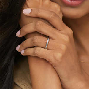 แหวนเพชรมอยส์ซอไนต์สำหรับงานแต่งงานและงานครบรอบหรูหราพร้อมหินกลม925สีเงินสเตอร์ลิงหรือทอง14K - Product Image 6