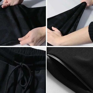 กางเกงจ็อกเกอร์ผ้าแคนวาสลำลองสำหรับผู้ชาย ทรงตรง สีพื้น สไตล์ทันสมัย มีทุกสี - Product Image 5