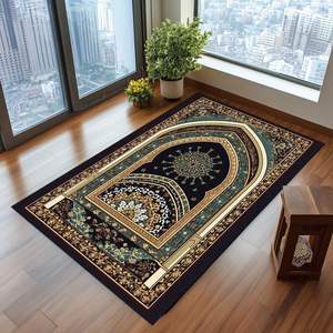 Alfombra de Oración de Seda Suave Premium con Tela Transpirable, Tacto Cómodo, Ideal para Piel Sensible Durante la Oración - Product Image 5