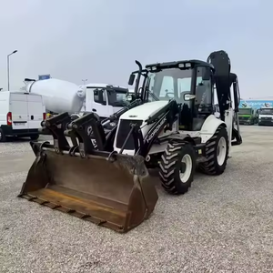 Minicargadora de orugas de goma diésel Hidromek HMK 310NLC-4 62T 145LC 102B MY10 4WD con excavadora frontal/trasera y motor de tractor - Product Image 3