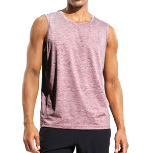 High Quality Free Sample Custom Logo Breathable Wholesale Best Top Sleeveless <b>Sport</b> <b>Vest</b> Soft Quick Dry Fitness Gym <b>Men</b> Tank Top - Product Image 1