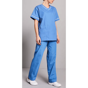 Uniformes Médicos de Mujer, Coloridos, de Manga Corta, Cuello en V, de Spandex y Poliéster, Precio de Fabricante - Product Image 2