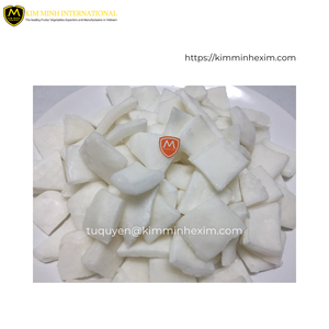 Carne de coco joven congelada IQF orgánica de alta calidad Suministro a granel de patrón completo de grado de exportación Premium con envasado al vacío - Product Image 5