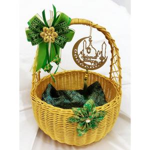Ramadán vacaciones ratán cesta de regalo nuevo diseño artesanías cesta de almacenamiento hecha a mano - Product Image 2