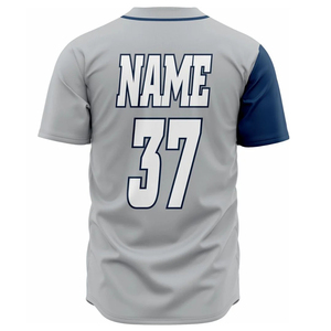 Maillots de baseball à manches courtes en polyester respirant 100% OEM, vente en gros, impression par transfert thermique, logo personnalisé - Product Image 2