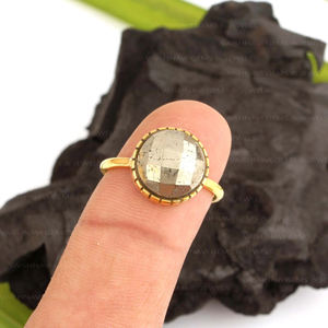 แหวน10มม. คลาสสิก925เงินสเตอร์ลิง18K ไมครอนชุบทองมินิมอลเวอร์เมียลเครื่องประดับงานแต่ง - Product Image 4