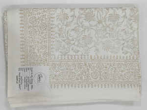 Nappe 100% Coton Véritable Imprimée à la Main Motif Jaal Doré Faite à la Main Lavable Absorbante avec Emballage Personnalisé - Product Image 3