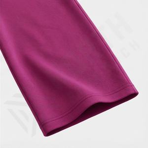 Conjunto Deportivo Informal de Dos Piezas para Mujer con Logotipo Personalizado, Top Corto y Pantalones Deportivos de Felpa, Ropa Deportiva al por Mayor - Product Image 6