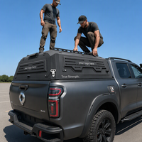 Kanopi Hardtop Truk Pikap Baja Mangan Khusus Dengan Struktur Tahan Lama dan Desain Tahan Cuaca untuk Penggunaan Luar Ruangan