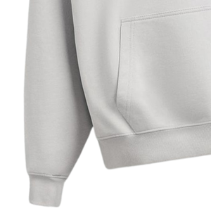 Sudadera con Capucha Blanca Unisex, Sudadera con Capucha de Felpa de Algodón Grueso, Estilo Informal de Invierno, Estilo Minimalista Urbano, Estilo Liso, Estilo al por Mayor - Product Image 5