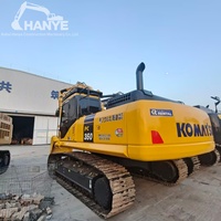 Excavatrice hydraulique Komatsu350 d'occasion, système hydraulique stable, sans fuite d'huile, conçue pour l'excavation