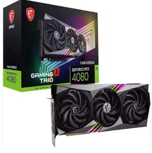 MEILLEURES VENTES Carte graphique MSI GeForce RTX 4080 16GB GAMING X TRIO 16GB GDDR6X Mémoire 256 bits Prise en charge de l'overclocking Plastique - Product Image 4