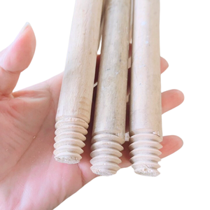 Palos de madera de eucalipto para escoba, fregona con mango, palo de fregona, mango de fregona, palo de escoba para otros equipos de limpieza para limpieza - Product Image 2