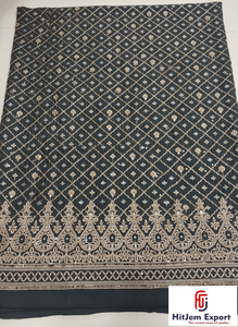 Tissu brodé de paillettes élégant pour robes de soirée de luxe, robes de mariée et occasions spéciales, tendance populaire - Product Image 3