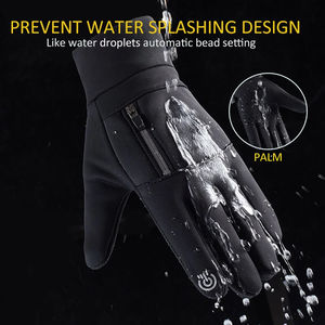 Guantes cálidos de esquí para hombre a prueba de viento impermeables hechos a medida de alta calidad al por mayor guantes deportivos de esquí para motocicleta - Product Image 5