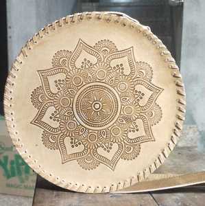 กระเป๋าเงินทรงกลมสไตล์วินเทจสั่งทำลายนูนเหมาะสำหรับการออกนอกบ้านแบบลำลองในเทศกาล - Product Image 3