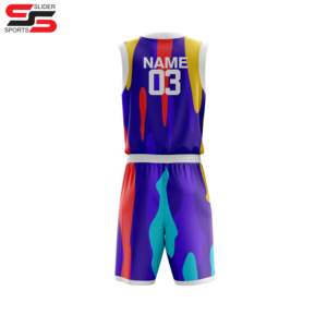 เสื้อบาสเก็ตบอลชุดบาสเก็ตบอลทีมเจอร์ซีย์ชุดกีฬาดีไซน์ของคุณเอง - Product Image 2