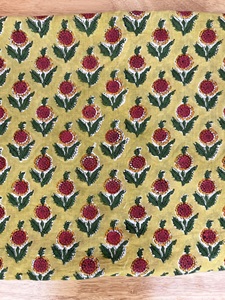 Tissu de voile imprimé en pur coton biologique, fil peigné pour la décoration intérieure, sacs d'entoilage - Product Image 5