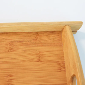 Bandeja de madera ecológica con revestimiento natural para servir frutas y comida en el hogar y restaurante Utensilios de cocina Precio bajo - Product Image 3