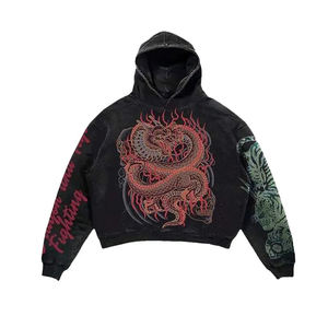 Venta al por mayor Ropa de hombre Ropa de calle Sudadera Fleece Hip Hop Unisex Oversized Hombres Sudaderas con capucha y sudaderas Impresión 3D - Product Image 5