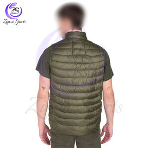 Loose Fit Latest Product Zip Up Padded <b>Waistcoat</b>, Heavy Duty OEM/ODM Custom Sizes Puffer Vest For Men Thick Quilted Coats - Product Image 2