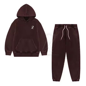 Nueva llegada chándales de lavado ácido de alta calidad Material transpirable duradero conjuntos de invierno estilo - Product Image 1