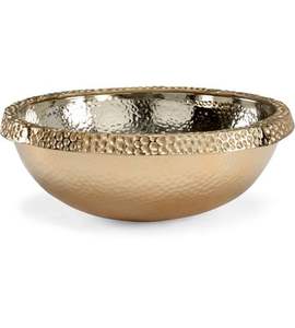 Bol de service élégant en aluminium avec une apparence élégante, parfait pour la décoration de la salle à manger, les repas de famille, les mariages - Product Image 2