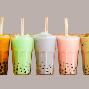 Ensemble de 5 verres à cocktail réutilisables de 350 cc avec logo personnalisé pour fêtes - Product Image 1