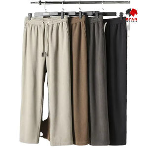 Pantalon de survêtement décontracté léger taille moyenne délavé à l'acide sport Fitness séchage rapide respirant écologique fermeture à cordon hommes - Product Image 2