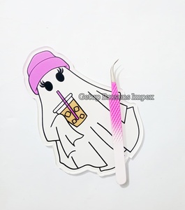 แผ่นรองต่อขนตาอะคริลิคคุณภาพสูง รูปผีน่ารัก พร้อมแม่เหล็ก สำหรับแหนบต่อขนตา มีแบบสั่งทำได้ - Product Image 5