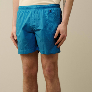 Short de bain homme de haute qualité en nylon à séchage rapide respirant imperméable écologique décontracté motif rayé tissé vêtements de plage - Product Image 2