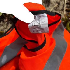 Chaleco DE SEGURIDAD Chaleco de seguridad de alta visibilidad para hombre XL Naranja Reflectante Ropa DE TRABAJO Streetwear - Product Image 3