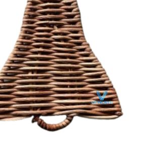 Vietrustic Seagrass Rattan Rustic Christmas Tree Hanging Decor Holiday <b>Vintage</b> Style <b>Ornament</b> - Product Image 5