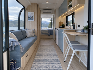 Casa Flotante Tipo Apple Pod de 40 pies, Cabaña Modular Moderna con Fachada de Vidrio Completa para <span class=keywords><strong>Hotel</strong></span> en <span class=keywords><strong>Marina</strong></span> y Resort de Buceo en Isla - Product Image 6