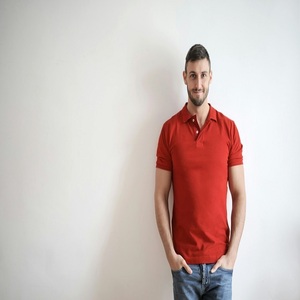 Men's 100% Cotton Performance for Polo T-Shirt Slim Fit Pique Knit with Stretchy Comfort Indian Sellers' Mercerized Compact - Product Image 6