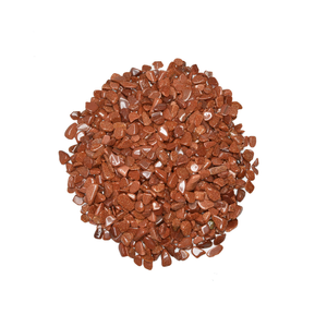 super crystal red goldstone chip Loose <b>Stone</b> Gemstone Polished chips tumbled <b>stone</b> healing crystal <b>Pebbles</b> Wholesaler - Product Image 1